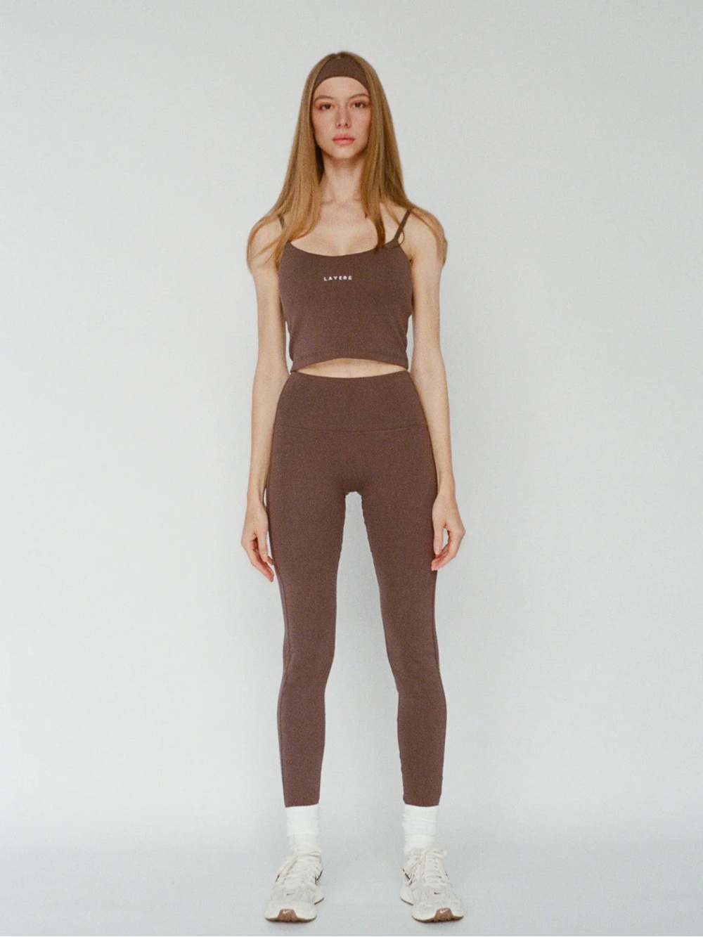 SOLD OUT LAYERE Organic Cotton Leggings - Espresso Brown (Size S)